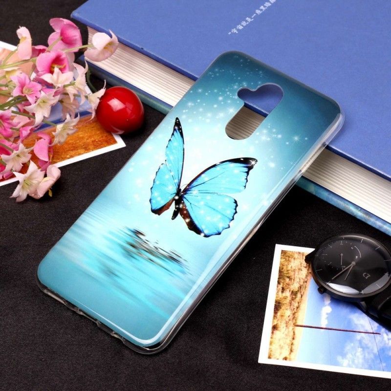 Κάλυμμα Huawei Mate 20 Lite Πεταλούδες Που Πετούν σιλικόνης