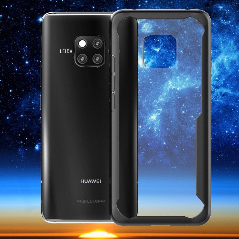 Κάλυμμα Huawei Mate 20 Pro Μαύρο Λοξότμητη Άκρη