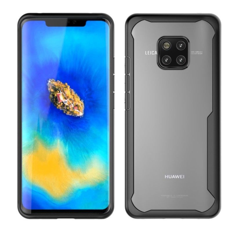 Κάλυμμα Huawei Mate 20 Pro Μαύρο Λοξότμητη Άκρη