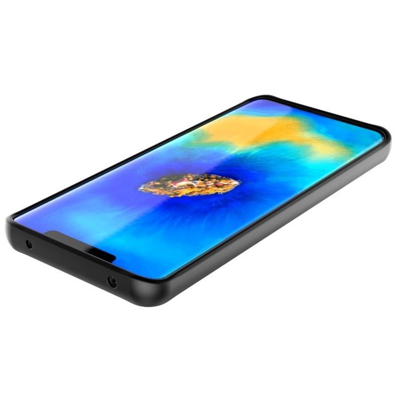 Κάλυμμα Huawei Mate 20 Pro Μαύρο Λοξότμητη Άκρη