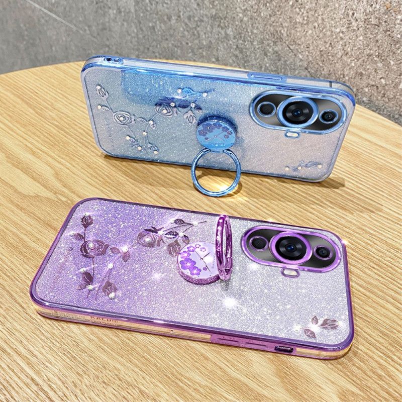 Κάλυμμα Huawei Nova 11 Pro Glittery Με Υποστήριξη Kadem Σιλικόνης