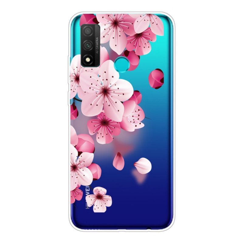 Κάλυμμα Huawei P Smart 2020 Μεγάλα Ροζ Λουλούδια