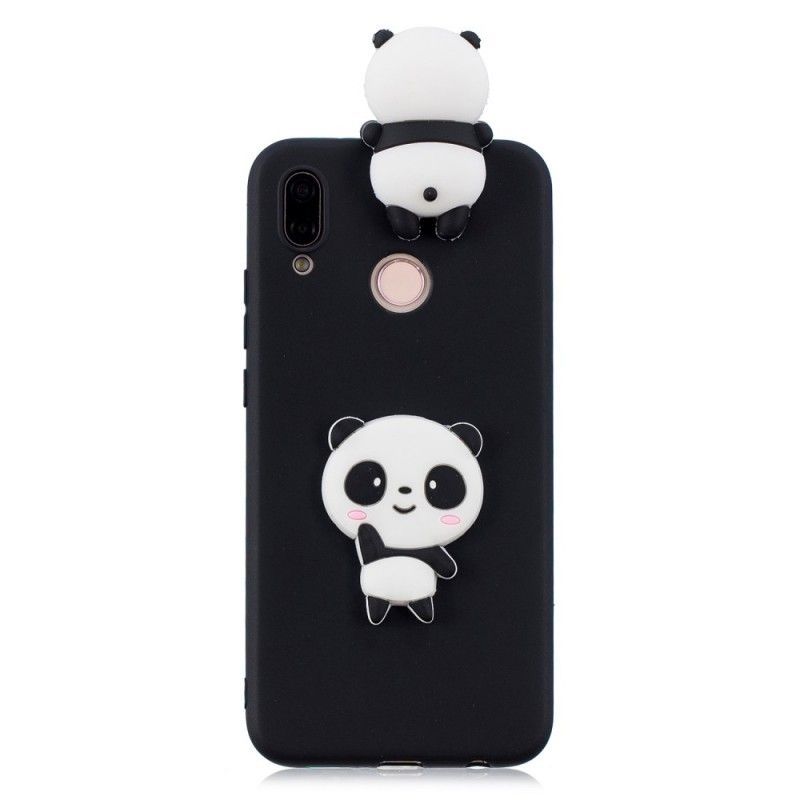 Κάλυμμα Huawei P20 Lite Μαύρο 3D Panda Μου