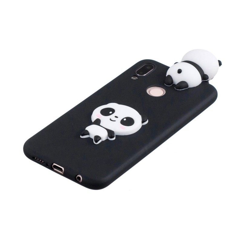 Κάλυμμα Huawei P20 Lite Μαύρο 3D Panda Μου