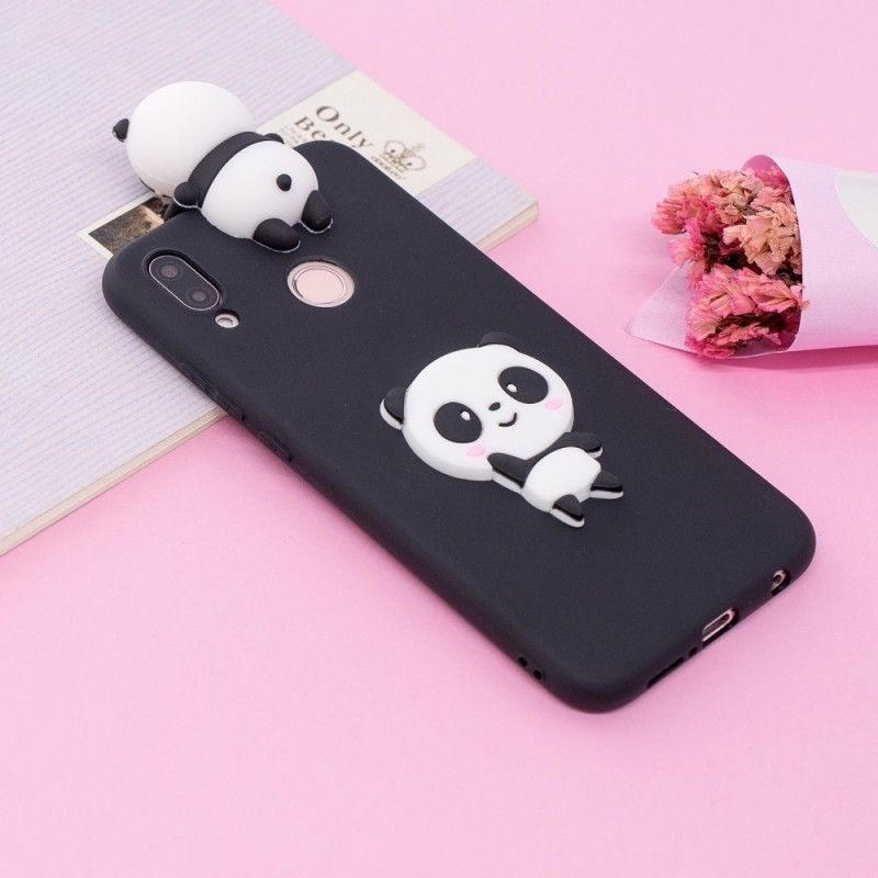 Κάλυμμα Huawei P20 Lite Μαύρο 3D Panda Μου