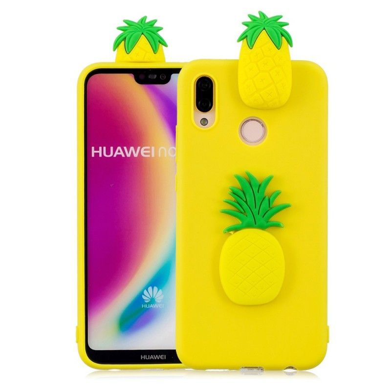 Κάλυμμα Huawei P20 Lite Τρισδιάστατος Ανανάς Πρωτότυπος