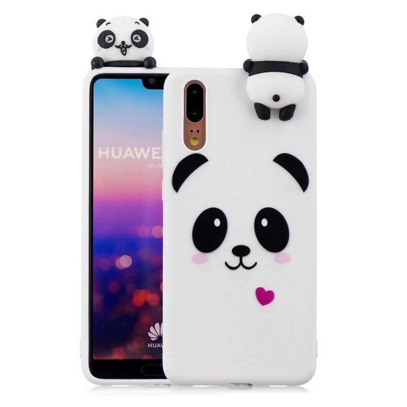 Κάλυμμα Huawei P20 Panda 3D Διασκέδαση