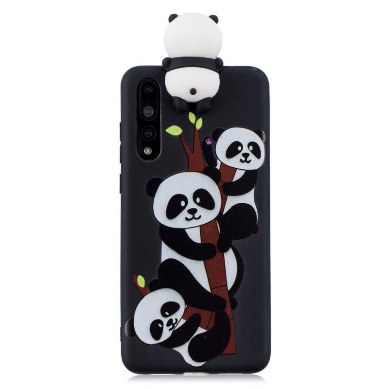 Κάλυμμα Huawei P20 Pro 3D Οικογένεια Panda