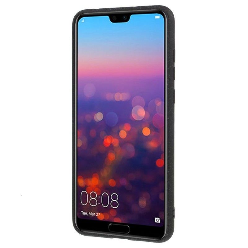 Κάλυμμα Huawei P20 Pro Μαύρο Ματ Σιλικόνη Πρωτότυπος