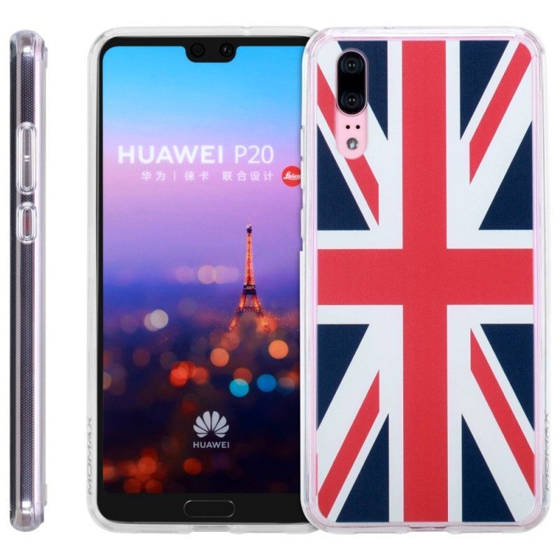 Κάλυμμα Huawei P20 Θήκες Κινητών Momax Αγγλική Σημαία