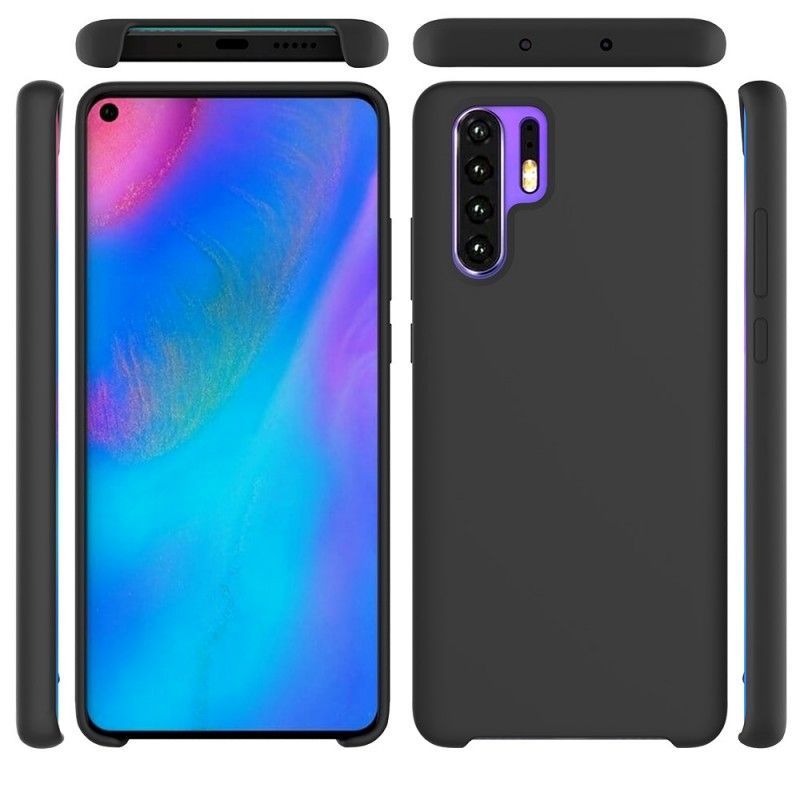 Κάλυμμα Huawei P30 Pro Μαύρο Υγρό Σιλικόνης