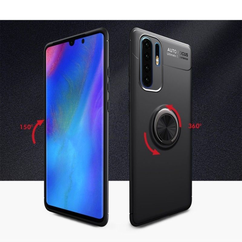 Κάλυμμα Huawei P30 Pro Περιστρεφόμενος Δακτύλιος σιλικόνης