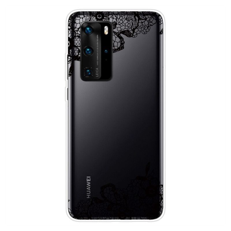 Κάλυμμα Huawei P40 Λεπτή Δαντέλα