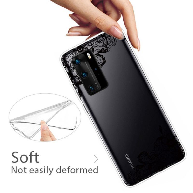 Κάλυμμα Huawei P40 Λεπτή Δαντέλα