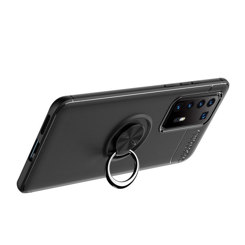 Κάλυμμα Huawei P40 Pro Plus Μαύρο Περιστρεφόμενος Δακτύλιος