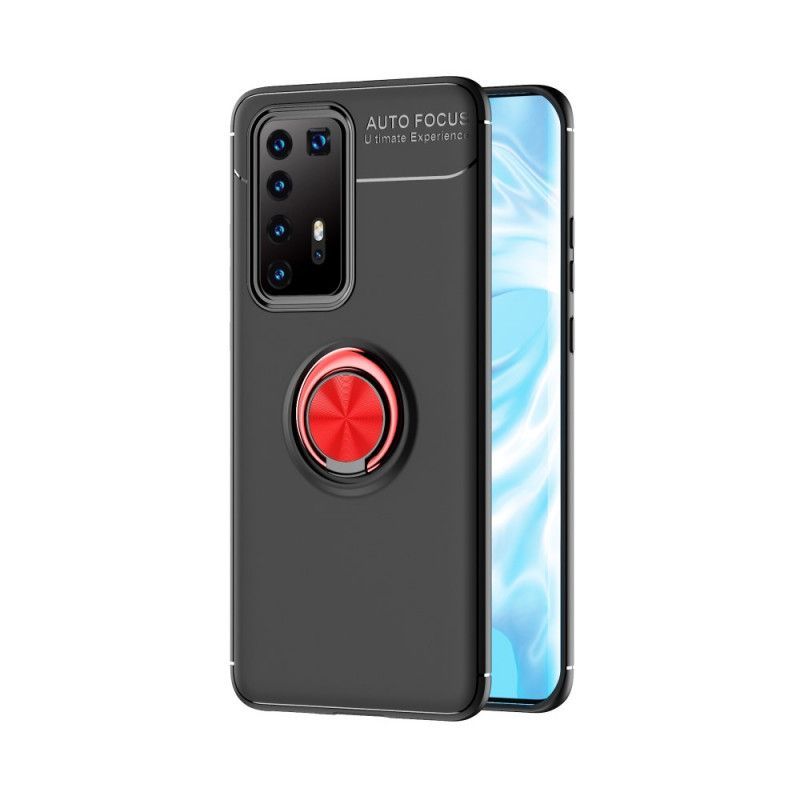 Κάλυμμα Huawei P40 Pro Plus Μαύρο Περιστρεφόμενος Δακτύλιος