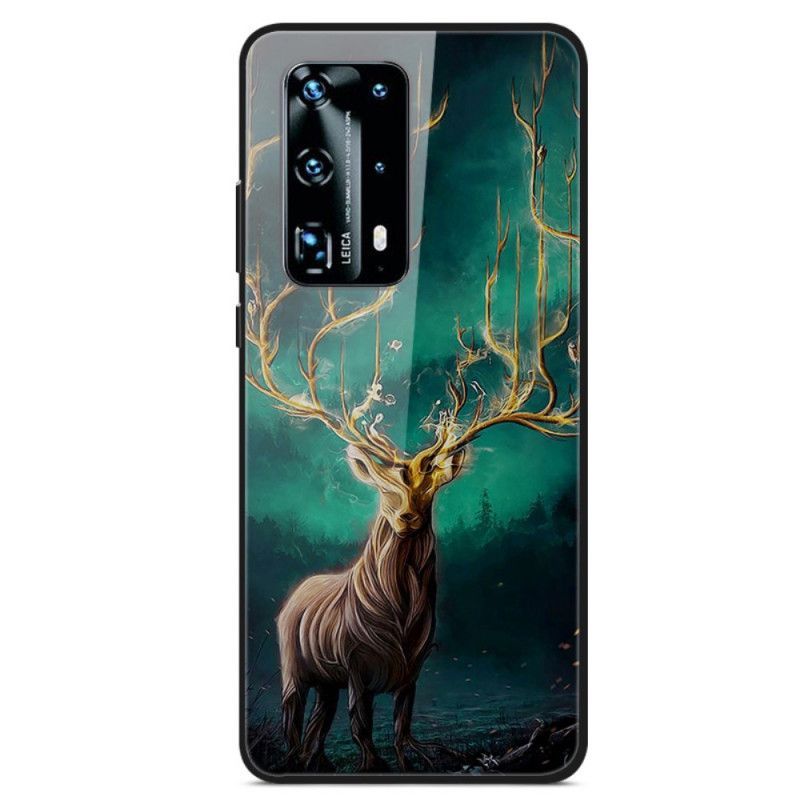 Κάλυμμα Huawei P40 Pro Σκληρυμένο Γυαλί Του Βασιλιά Των Ελαφιών σιλικόνης