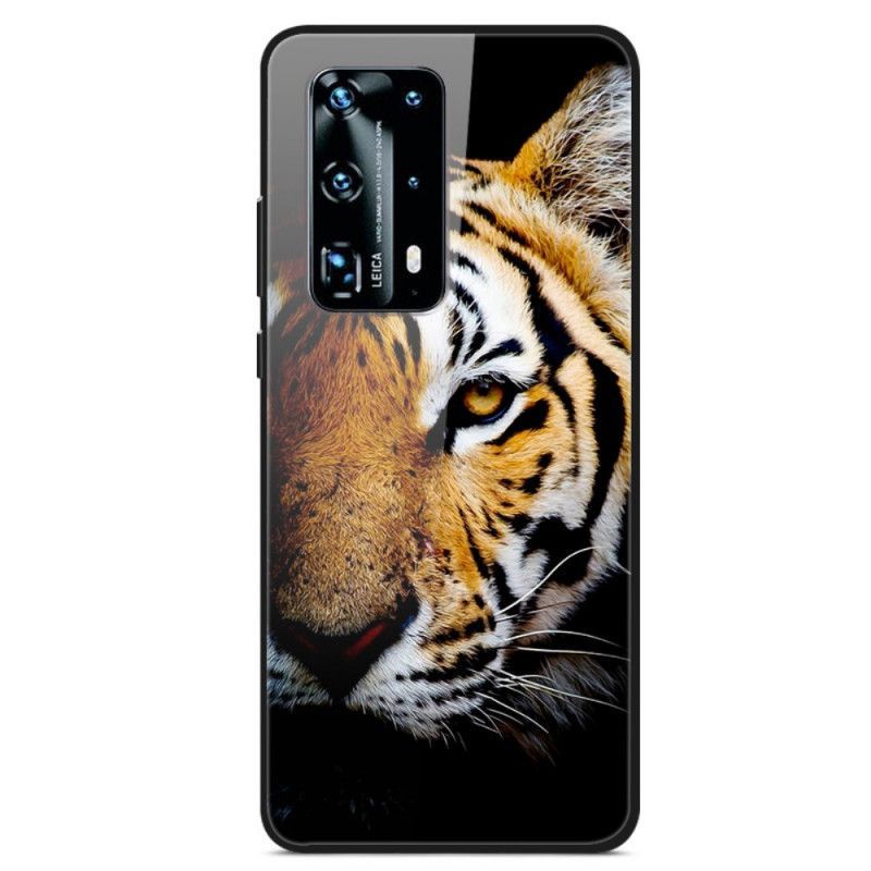 Κάλυμμα Huawei P40 Ρεαλιστικό Tiger Tempered Glass Πρωτότυπος