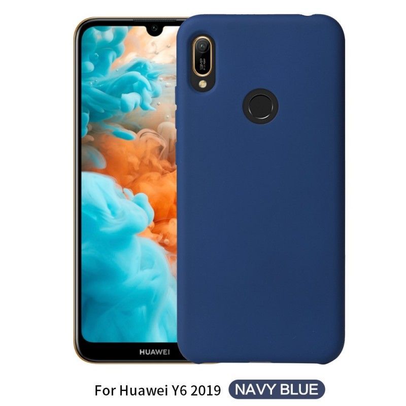 Κάλυμμα Huawei Y6 2019 Σκούρο Μπλε Ευέλικτο Howmak σιλικόνης