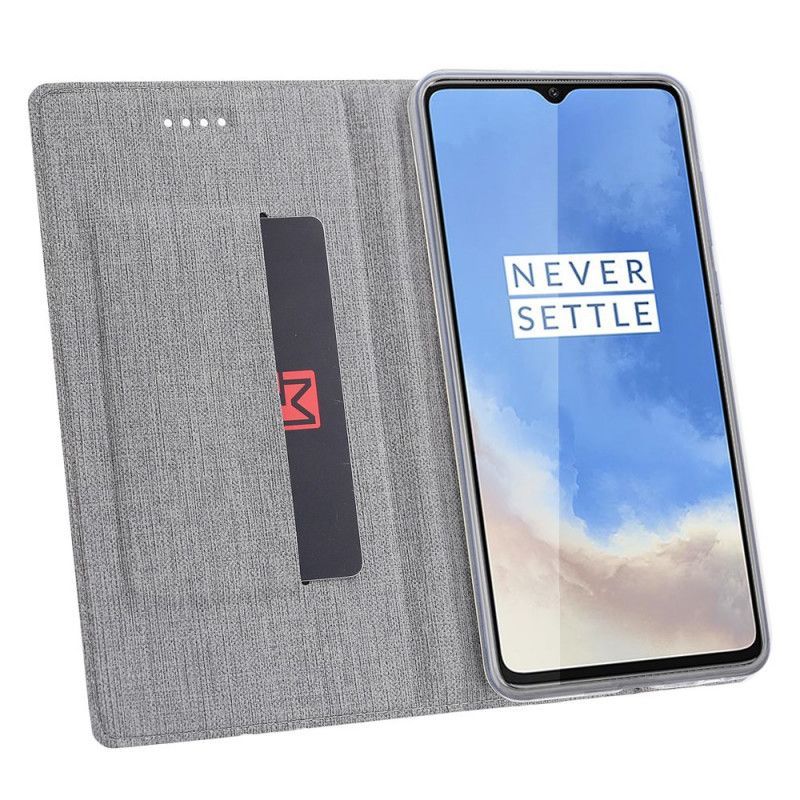 δερματινη θηκη OnePlus 7T Μαύρο Υφή Vili Dmx