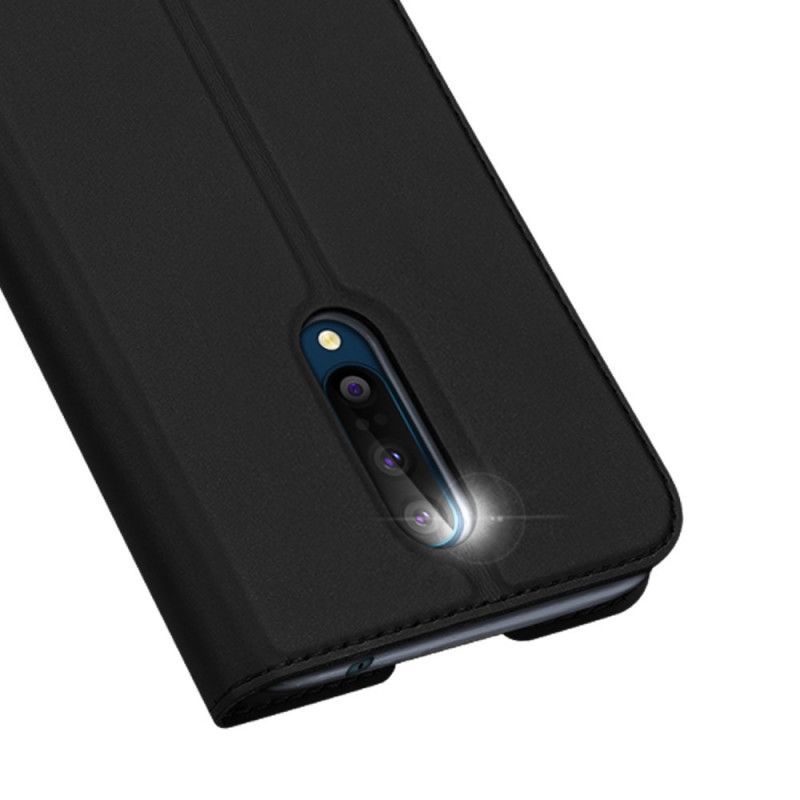 δερματινη θηκη OnePlus 8 Σκούρο Μπλε Skin Pro Dux Ducis