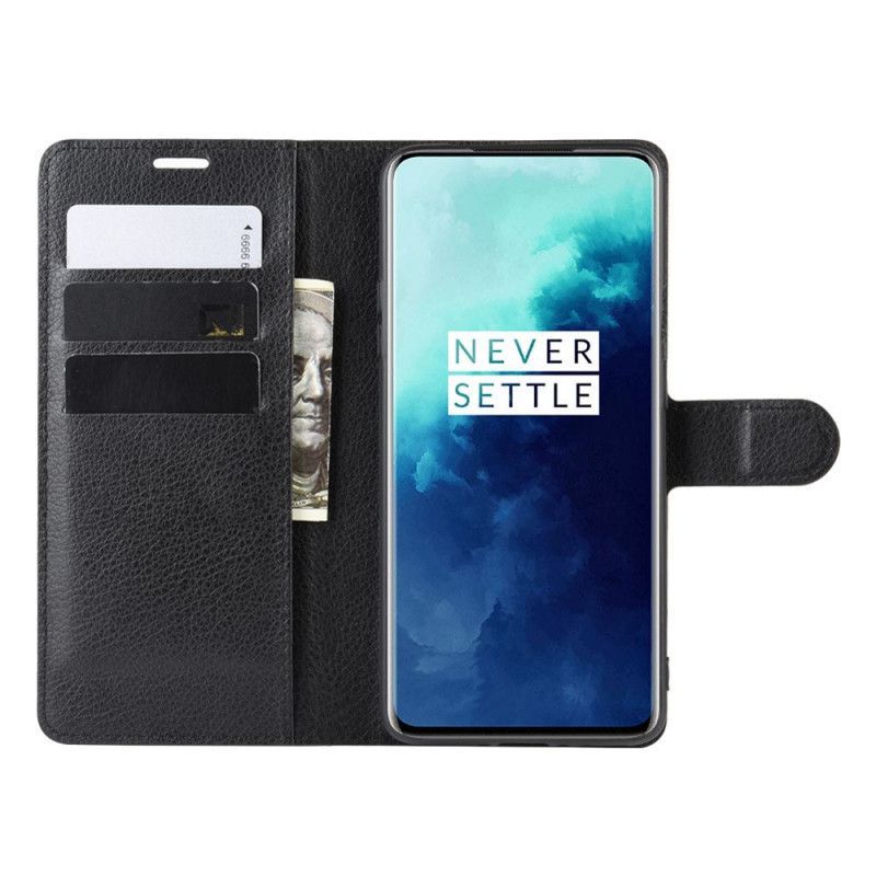 Κάλυμμα Folio OnePlus 7T Pro Μαύρο Κλασικό