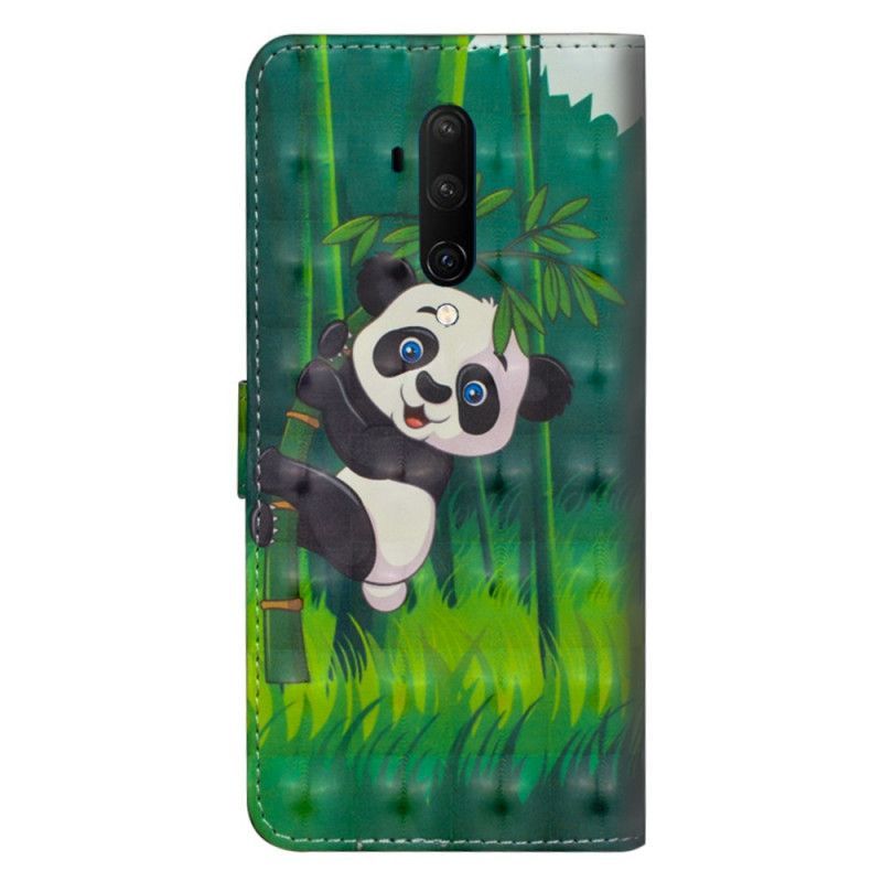 Κάλυμμα Folio OnePlus 7T Pro Panda Και Μπαμπού