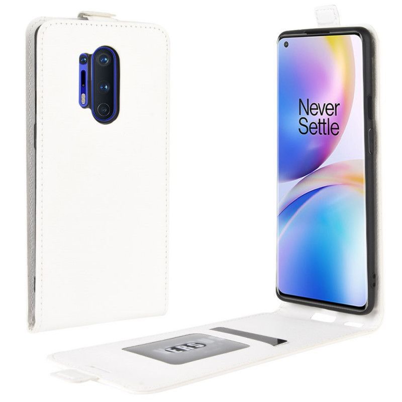 Κάλυμμα Folio OnePlus 8 Pro Μαύρο Αναδίπλωση