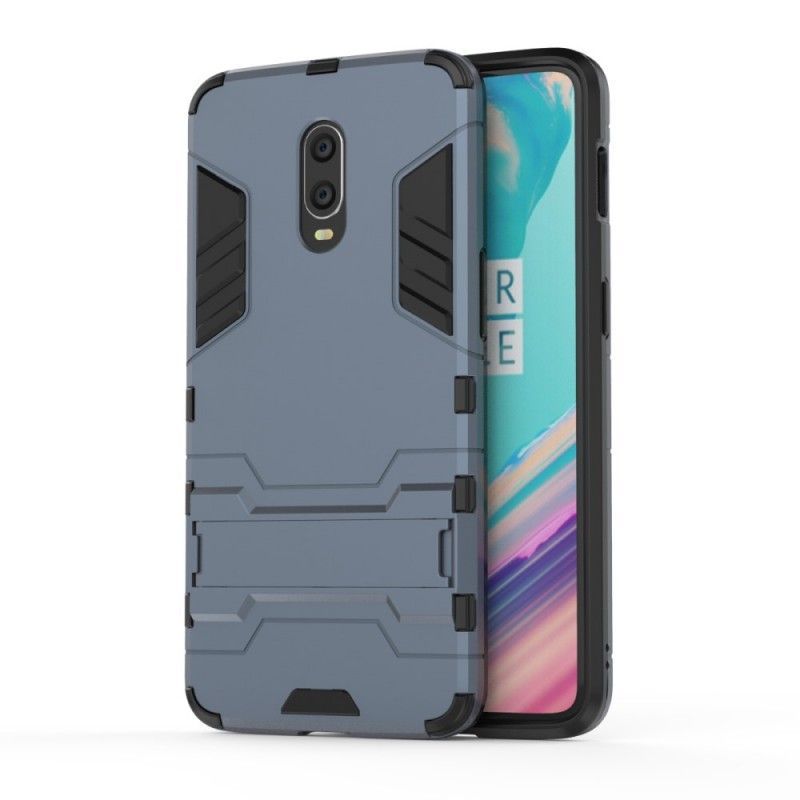 Κάλυμμα Για OnePlus 6T Μαύρο Εξαιρετικά Ανθεκτική Γλώσσα