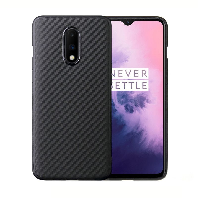 Κάλυμμα Για OnePlus 7 Μαύρο Μαγικές Ίνες Άνθρακα