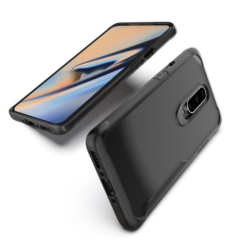 Κάλυμμα Για OnePlus 7 Pro Μαύρο Υβριδικό Λοξότμητο Άκρο