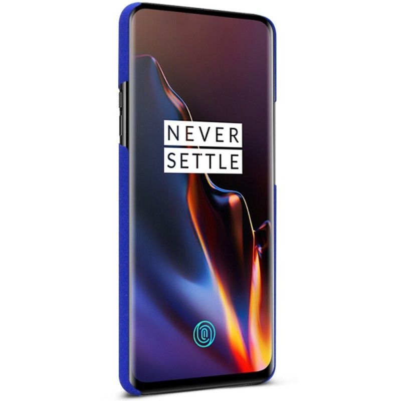 Κάλυμμα Για OnePlus 7 Pro Σκούρο Μπλε Άκαμπτο Ματ