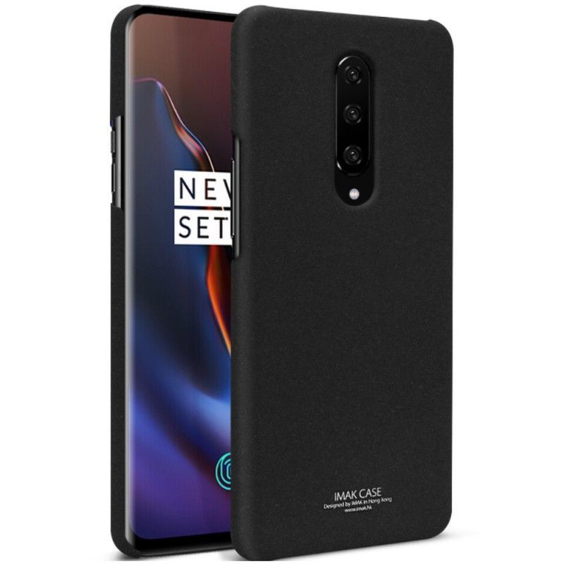 Κάλυμμα Για OnePlus 7 Pro Σκούρο Μπλε Άκαμπτο Ματ