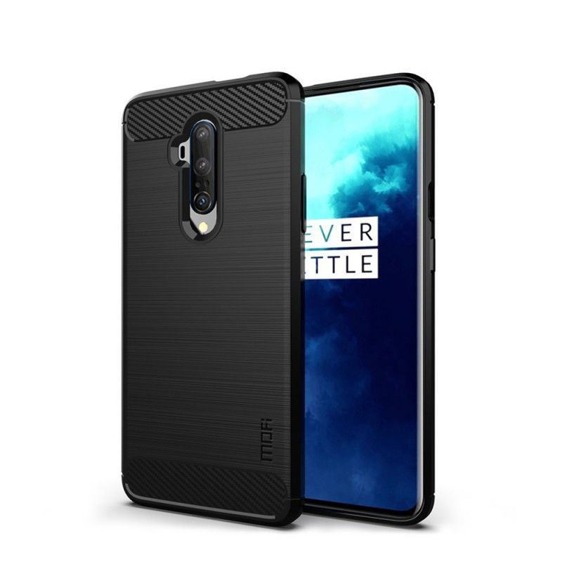 Κάλυμμα Για OnePlus 7T Pro Μαύρο Μόφι Βουρτσισμένο Ανθρακόνημα