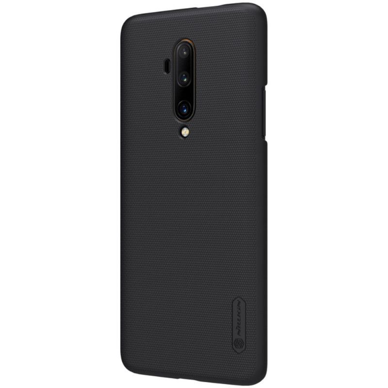 Κάλυμμα Για OnePlus 7T Pro Μαύρο Σκληρό Παγωμένο Νίλκιν