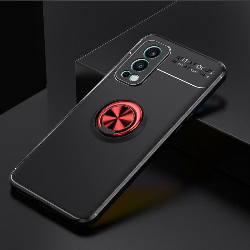 Κάλυμμα Για OnePlus Nord 2 5G Μαύρο Περιστρεφόμενος Δακτύλιος