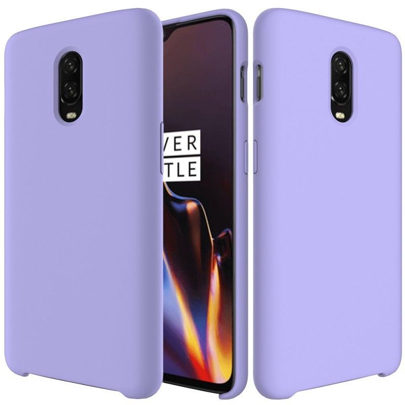 Κάλυμμα OnePlus 6T Ροζ Υγρό Σιλικόνης