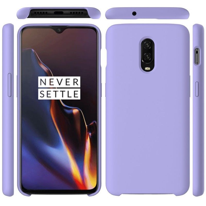 Κάλυμμα OnePlus 6T Ροζ Υγρό Σιλικόνης