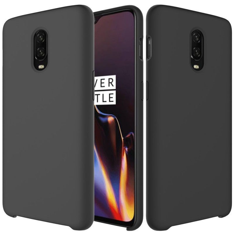 Κάλυμμα OnePlus 6T Ροζ Υγρό Σιλικόνης