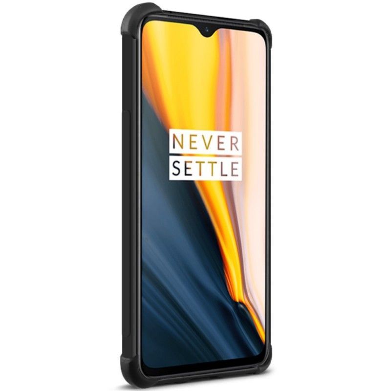 Κάλυμμα OnePlus 7 Μαύρο Εύκαμπτη Σιλικόνη Με Φιλμ Οθόνης Imak