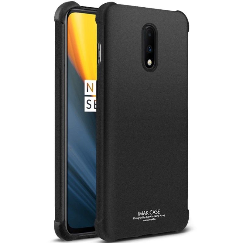 Κάλυμμα OnePlus 7 Μαύρο Εύκαμπτη Σιλικόνη Με Φιλμ Οθόνης Imak