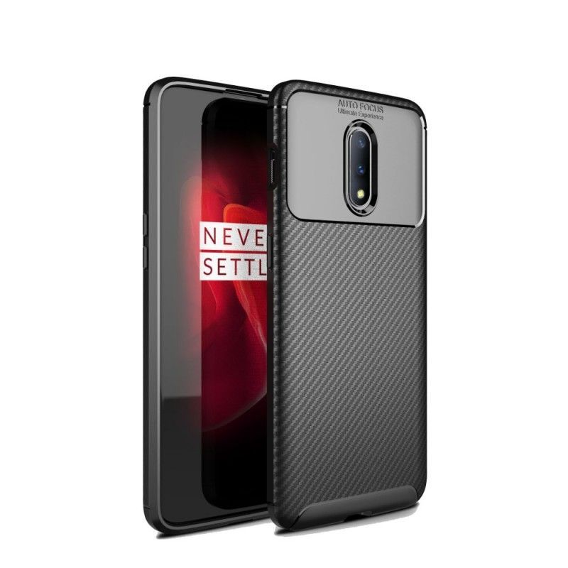 Κάλυμμα OnePlus 7 Μαύρο Εύκαμπτη Υφή Από Ανθρακονήματα