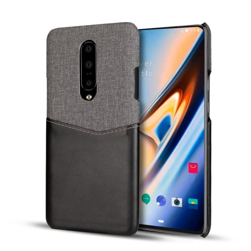 Κάλυμμα OnePlus 7 Μαύρο Υφασμάτινη Υποδοχή