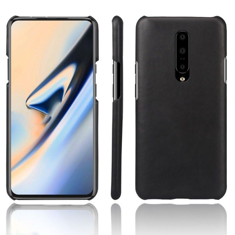 Κάλυμμα OnePlus 7 Pro Μαύρο Ksq Δερμάτινο Εφέ