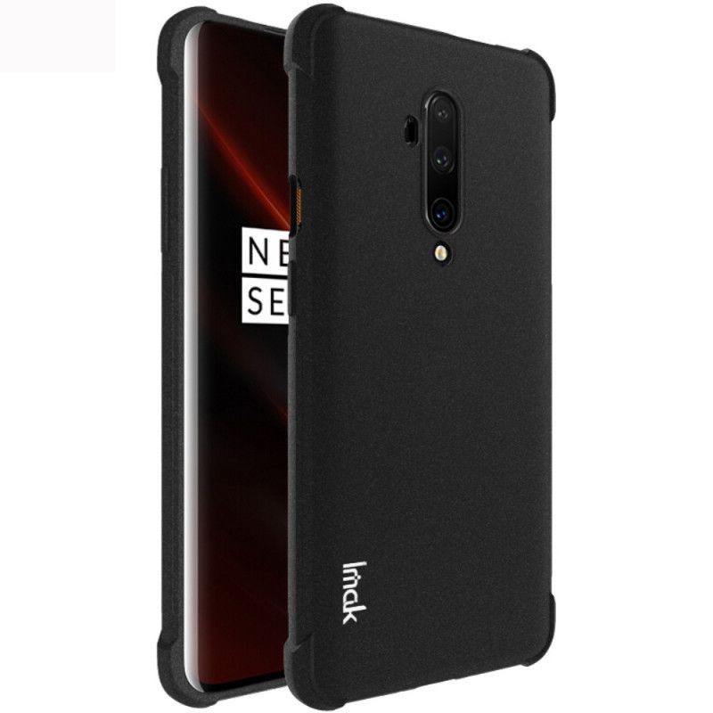 Κάλυμμα OnePlus 7T Pro Μαύρο Εύκαμπτη Σιλικόνη Με Φιλμ Οθόνης Imak σιλικόνης