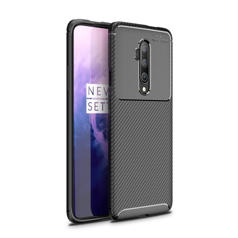 Κάλυμμα OnePlus 7T Pro Μαύρο Εύκαμπτη Υφή Από Ανθρακονήματα