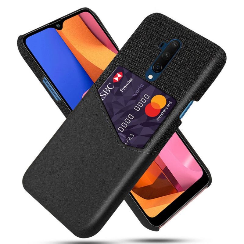 Κάλυμμα OnePlus 7T Pro Μαύρο Κάτοχος Κάρτας Ksq