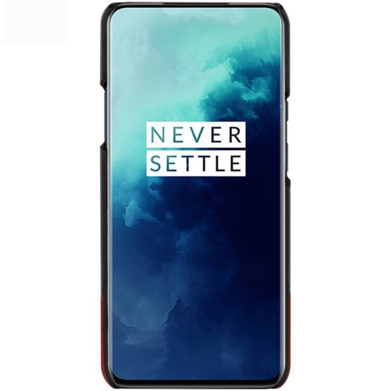 Κάλυμμα OnePlus 7T Pro Μαύρο Σειρά Δερμάτινων Εφέ Imak Ruiyi