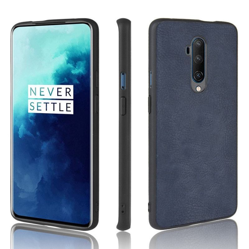 Κάλυμμα OnePlus 7T Pro Μαύρο Vintage Look Δερμάτινο Εφέ