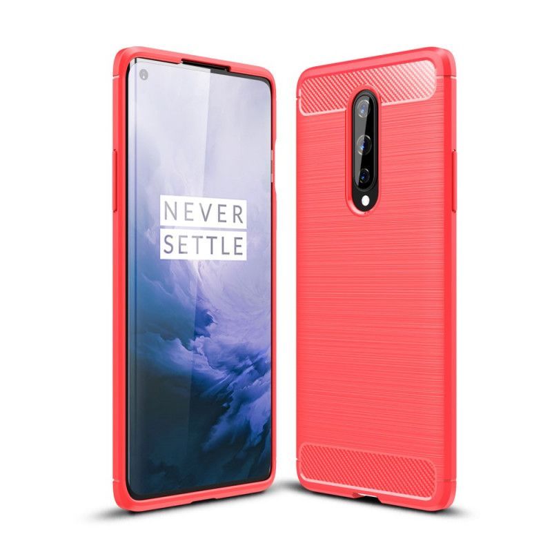 Κάλυμμα OnePlus 8 Μαύρο Βουρτσισμένη Ίνα Άνθρακα